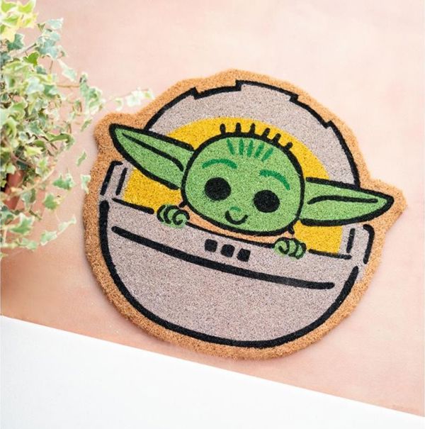 Star Wars Πατάκι Εισόδου The Mandalorian Baby Yoda, Διακοσμητικό Χαλάκι Πόρτας 40x60cm