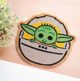Star Wars Πατάκι Εισόδου The Mandalorian Baby Yoda, Διακοσμητικό Χαλάκι Πόρτας 40x60cm