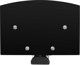 StarTech 2B-WALL-MOUNT-SHELF ράφι για συσκευές ήχου και βίντεο Μαύρο Γυαλί