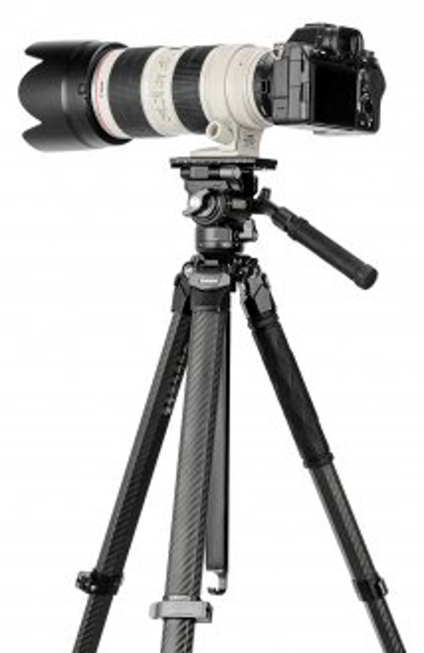 Τρίποδο Fotopro Origin Plus Video με κεφαλή MH-6A Pro - γκρι-μαύρο