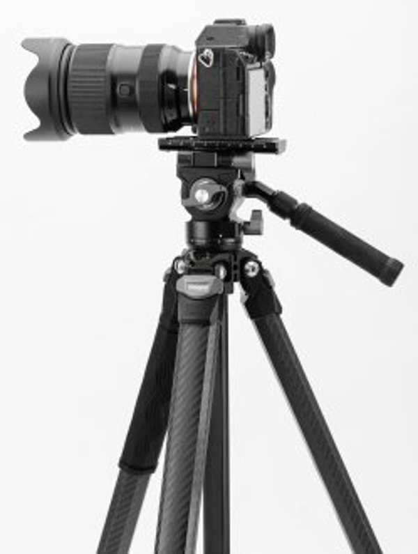 Τρίποδο Fotopro Origin Plus Video με κεφαλή MH-6A Pro - γκρι-μαύρο