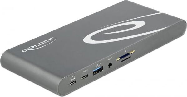 Delock Triple 4K Docking Station USB-C (87772) - Σταθμός Αναπαραγωγής με HDMI & DisplayPort