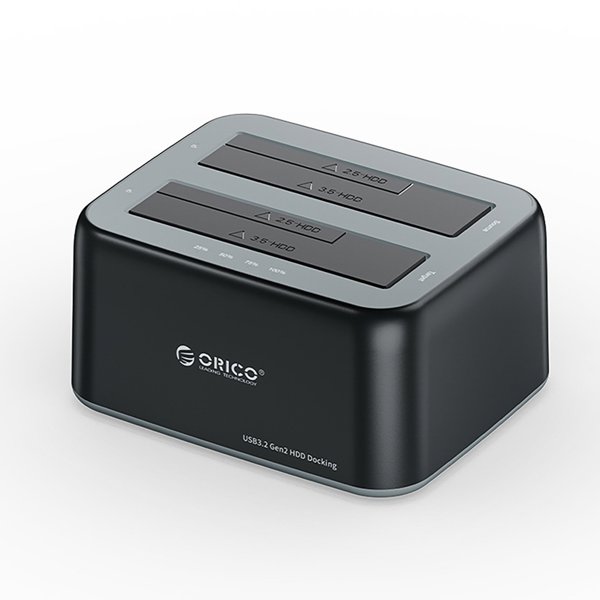 Σταθμός σύνδεσης 6829C3 για 2 δίσκους 2.5''/3.5'' SATA HDD/SSD - Μαύρος