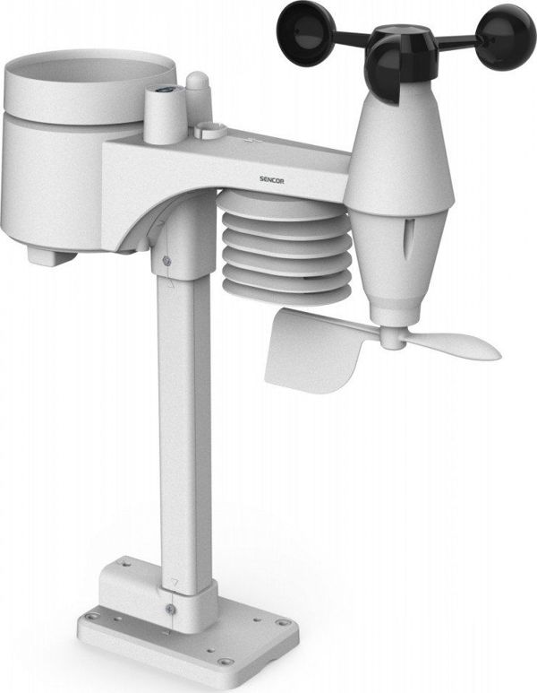 Sencor SWS 12500 Επαγγελματικός Μετεωρολογικός Σταθμός WiFi με Έγχρωμη Οθόνη LCD 21.4cm