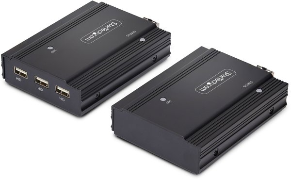 STARTECH.COM DisplayPort KVM Extender uber Glasfaser 4K60Hz Konsolen-Extender 300m Multimode 4K KVM Verl�ngerung LWL