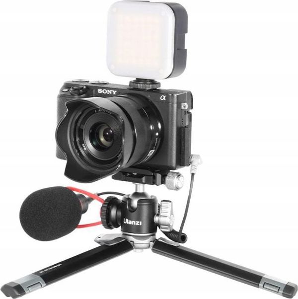 Ulanzi MT-24 Τρίποδο Μεταλλικό με 3D Κεφαλή & Cold Shoe ISO για Smartphone, Action Camera & DSLR Κάμερες