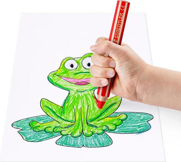 Staedtler Noris Junior Κηρομπογιές 3 σε 1, 12 Τεμάχια, Πολύχρωμα