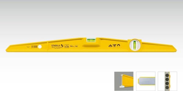 Stabila Μαγνητικό Αλφάδι Σειράς 81 SM, 25 cm, Χυτό Σώμα με Ισχυρό Μαγνήτη Φερρίτη