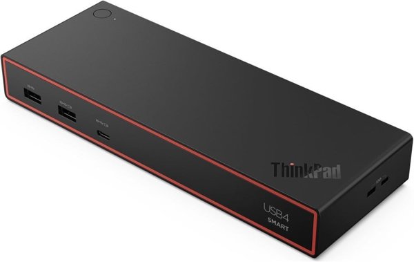 Lenovo ThinkPad USB4 Smart Dock 5500 - Docking Station με Τροφοδοτικό 135W - Μαύρο