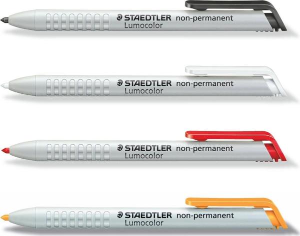 Staedtler Lumocolor Dry 768 - Μη Μόνιμο Μολύβι Σήμανσης, Κίτρινο, Για Όλες τις Επιφάνειες