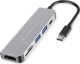 Conceptronic DONN02G USB-C Multiport Hub 6-σε-1, με HDMI, USB 3.0, Power Delivery και Αναγνώστη Καρτών SD/MicroSD