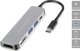 Conceptronic DONN02G USB-C Multiport Hub 6-σε-1, με HDMI, USB 3.0, Power Delivery και Αναγνώστη Καρτών SD/MicroSD