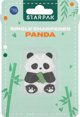 Starpak Ξύστρα PANDA, Σχολική Ξύστρα Με Δοχείο, Χρώμα Λευκό/Μαύρο