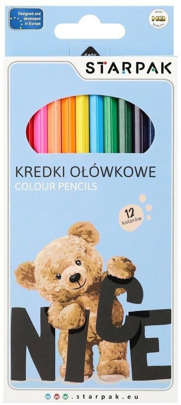 Starpak Μολυβοχρώματα 12 Χρωμάτων, Σετ Ζωγραφικής για Σχολείο και Σχέδιο