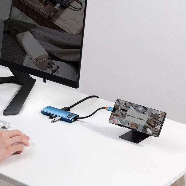 Stacja/replikator Baseus 8w1 USB-C (WKWG000103)