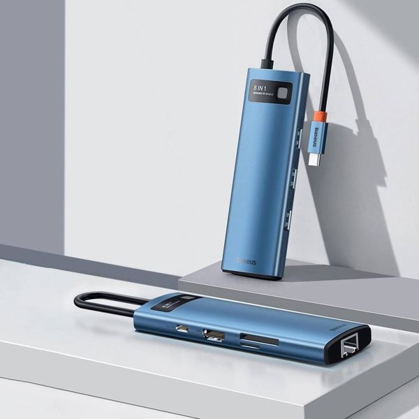 Stacja/replikator Baseus 8w1 USB-C (WKWG000103)
