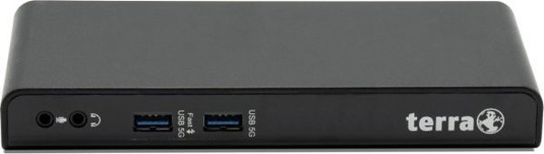 Wortmann AG Terra Mobile 732 Docking Station, USB-A/C, 4x USB 2.0, 2x HDMI, Gigabit Ethernet, Μαύρο