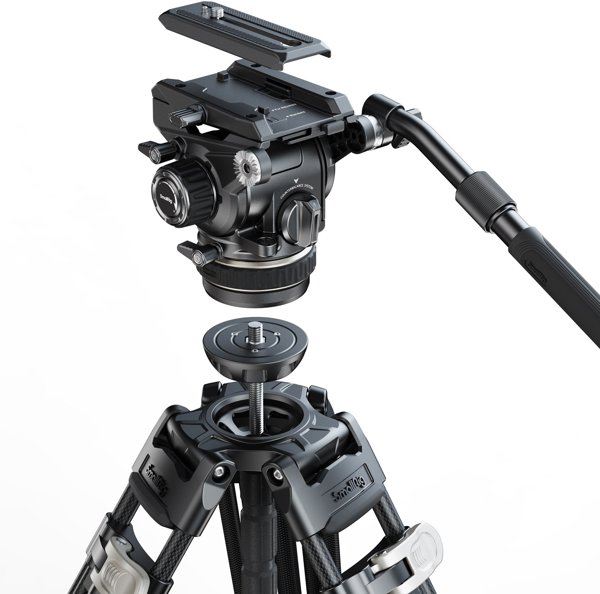 Statyw SmallRig Heavy-Duty Carbon Fiber Tripod Kit AD-120 (4463)