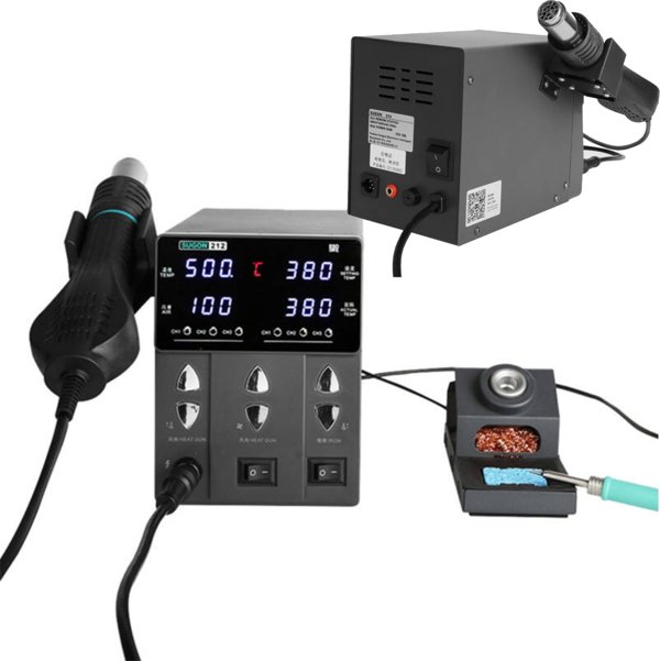 Σταθμός συγκόλλησης SUGON 212 Hot Air + Κολλητήρι T12