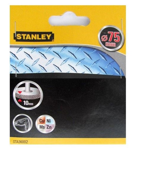 Συρμάτινη βούρτσα δίσκου Stanley 75mm 6mm - STA36002
