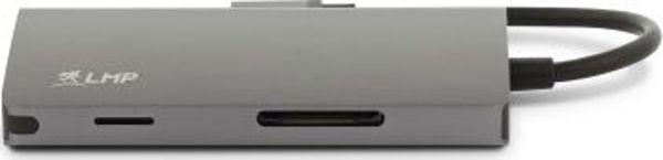 LMP USB-C Mini Dock 8-σε-1 με HDMI, USB 3.0, Gigabit Ethernet & SD Card Reader - Space Gray (LMP-USBC-MDOCK-SG)