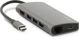 LMP USB-C Mini Dock 8-σε-1 με HDMI, USB 3.0, Gigabit Ethernet & SD Card Reader - Space Gray (LMP-USBC-MDOCK-SG)