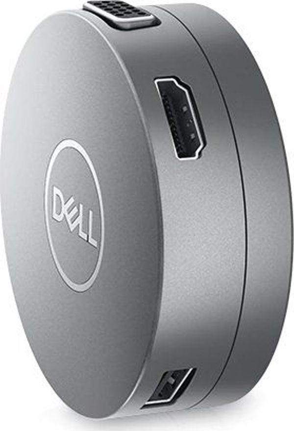 Dell DA310 USB-C Mobile Adapter 7-σε-1, Πολυθύρος Προσαρμογέας για Laptop, Μαύρο