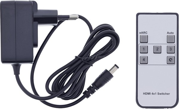StarTech HDMI Switch 4 Θυρών, HDMI 2.1, 8K@60Hz, 4K@120Hz, eARC, SPDIF, με Τηλεχειριστήριο IR