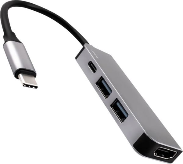JCPAL Linx USB-C Hub 4-in-1, Με HDMI 4K, 2x USB & Power Delivery (JCP6189)