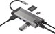 Natec Fowler Plus USB-C Hub 8-in-1, Σταθμός Σύνδεσης με 3x USB 3.0, HDMI 4K και Card Reader (NMP-1690)