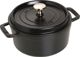 Staub La Cocotte Στρογγυλή Μαντεμένια Γάστρα 18cm 1.7L Μαύρη