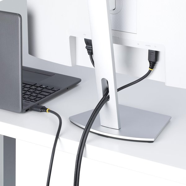 STARTECH.COM 2m High Speed HDMI Kabel mit Griffsteckern 4K 60Hz und 1440p 144Hz 18Gbps UHD HDMI Arc-eArc Kabel mit TPE-Mantel