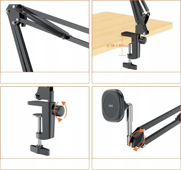 VRIG MG-09 Μαγνητικό Τρίποδο & Βραχίονας Επέκτασης για Smartphone με MagSafe