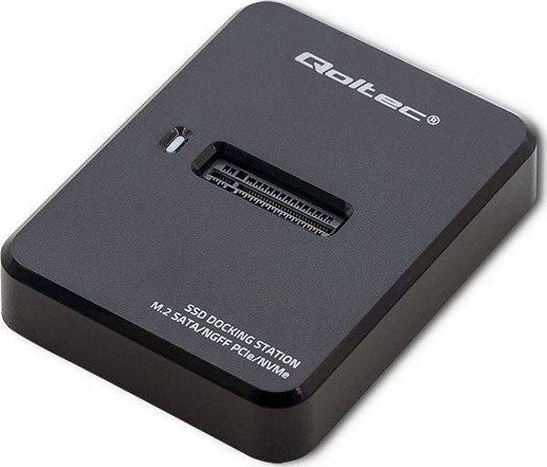 Qoltec Σταθμός Σύνδεσης SSD M.2 SATA/PCIe, NVMe/NGFF, USB 3.1 - Docking Station