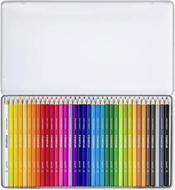 Staedtler Ergosoft Χρωματιστά Μολύβια, Σετ 36 Τεμάχια, Τριγωνικά, Εργονομικός Σχεδιασμός