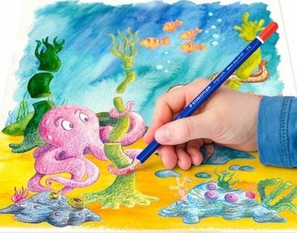 Staedtler Ergosoft Χρωματιστά Μολύβια, Σετ 36 Τεμάχια, Τριγωνικά, Εργονομικός Σχεδιασμός