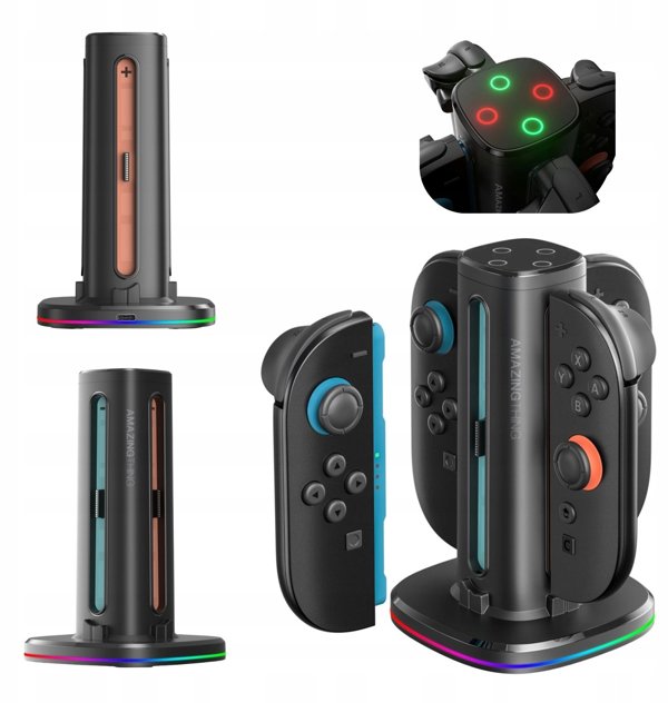Σταθμός Φόρτισης AMAZINGTHING Thunder Pro PlayDock για Nintendo Switch 2 Μαύρος