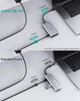 Σταθμός/αναπαραγωγέας Aukey USB-C 8 σε 1 (CB-C91)