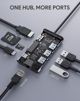 Σταθμός/αναπαραγωγέας Aukey USB-C 8 σε 1 (CB-C91)