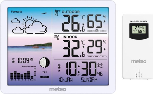 Stacja pogodowa Meteo SP107 biala