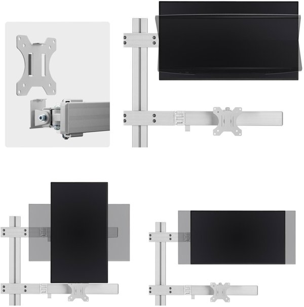 StarTech na 6 monitorów 17'' - 32'' Desk Mount w/ Crossbar (6-MONITOR-ARM-A)