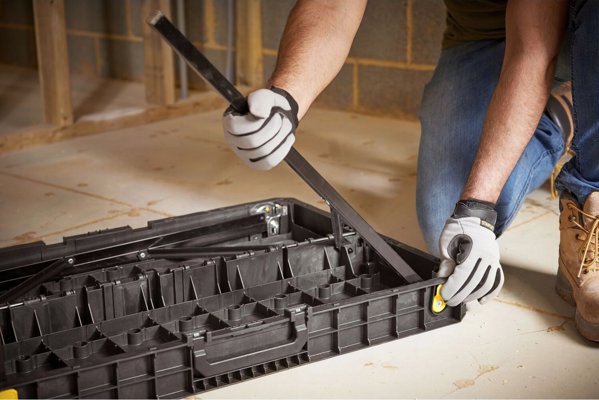 Stanley Πτυσσόμενος Πάγκος Εργασίας Essential, Αναδιπλούμενος, Αντοχή 320kg, Φορητός για Εργασίες DIY