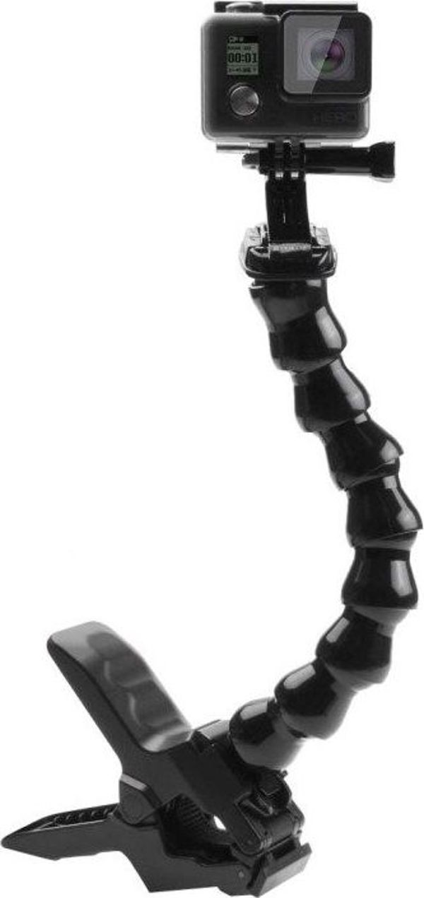 Puluz Βάση Στήριξης με Κλιπ για GoPro & Action Cameras, Έως 6cm Πάχος, Μαύρο
