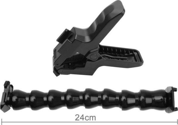 Puluz Βάση Στήριξης με Κλιπ για GoPro & Action Cameras, Έως 6cm Πάχος, Μαύρο