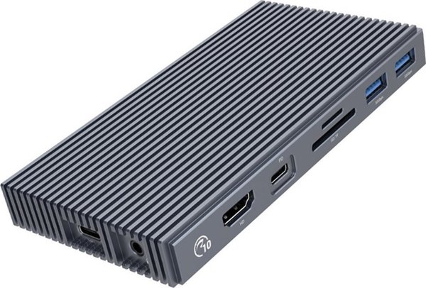 Orico 9-in-1 Docking Station CDH-9N-GY-BP, Σταθμός Σύνδεσης με 9 Θύρες, Γκρι