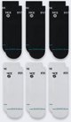 Stance Skarpety Stance Origin Quarter 6 par WHITEBLACK