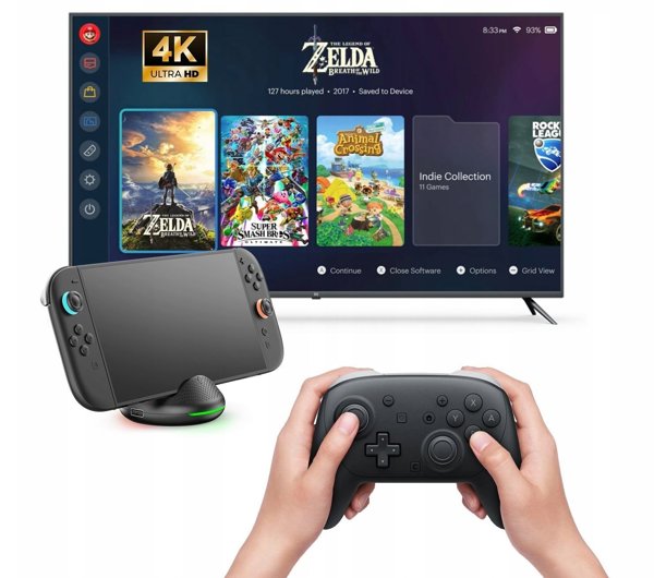 Βάση Σύνδεσης RGB HDMI 4K για Nintendo Switch 2 / Θύρα Dock TV + Φορτιστής / JYS-NS2289