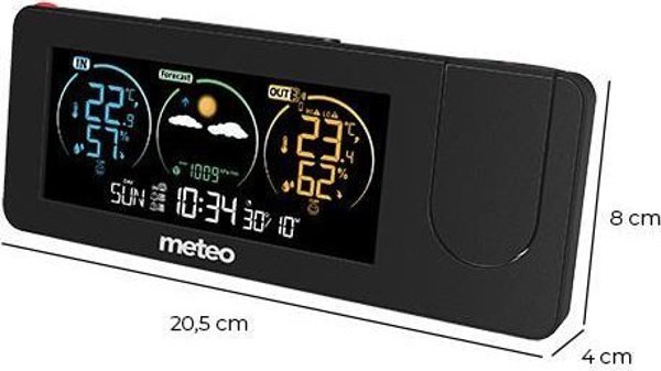 Stacja pogodowa Meteo Stacja pogodowa METEO SP102 z DCF i Projektorem