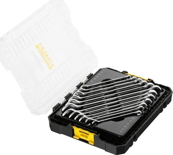 Stanley Σετ Κλειδιά Fatmax 12 Τεμαχίων, 6-17mm, Ανθεκτικό Ατσάλι, Συνδυαστικά Κλειδιά ST.MODUL PRO-STACK
