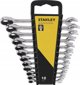 Stanley Σετ Κλειδιά με Καστάνια 12τμχ 8-19mm STMT82847-0, Συνδυασμένα Κλειδιά από Χάλυβα Χρωμίου-Βαναδίου